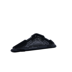 ÜÇGEN DİLİM PASTA / CHEESECAKE KABI SET - SİYAH